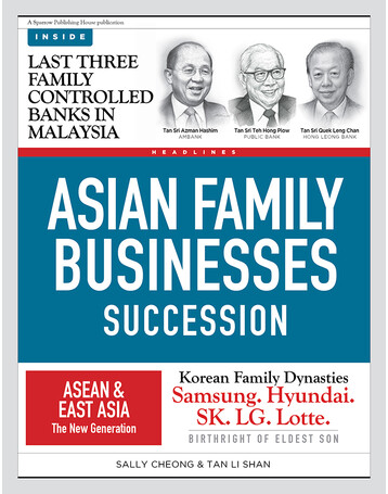 Asian Family Businesses - Succession